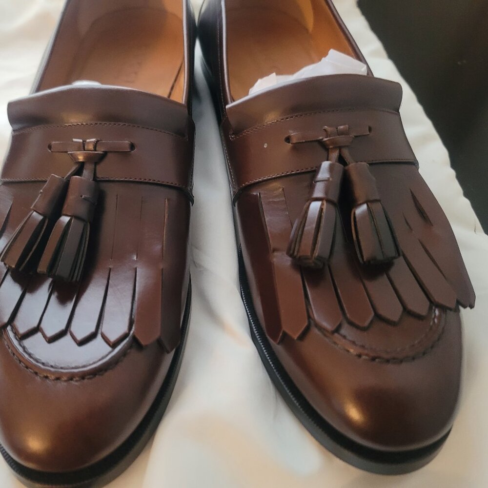 Men's 14, Gucci Curtis Kiltie Tassel Loafer.
